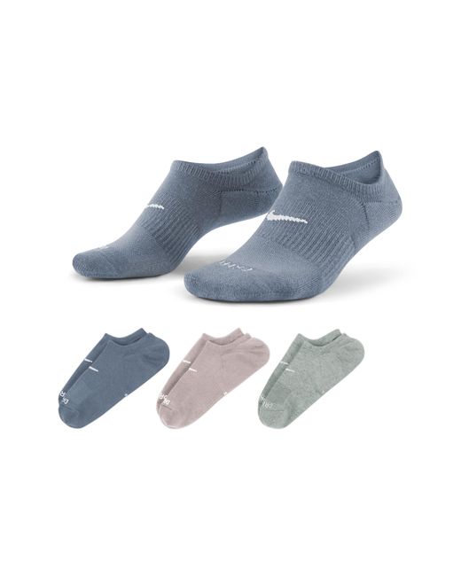Nike Multicolor 3-pack Everyday Plus No-show Socks