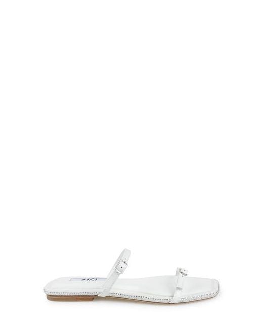 Zigi White Two-Strap Sandal