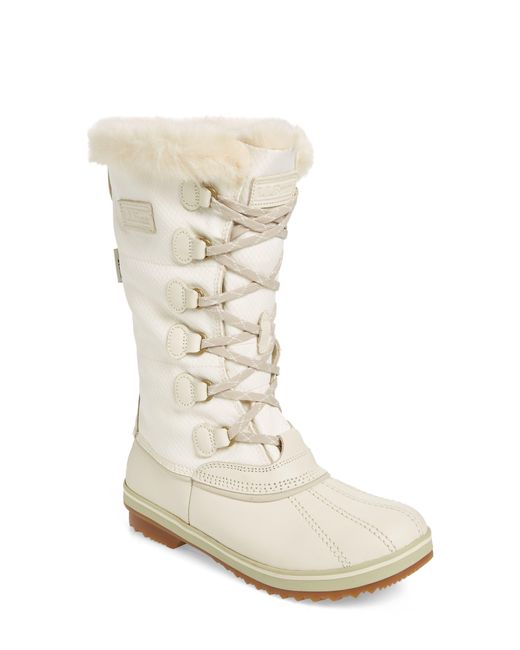 L.L. Bean Rangely Snow Boot With Faux Fur Trim in White Lyst