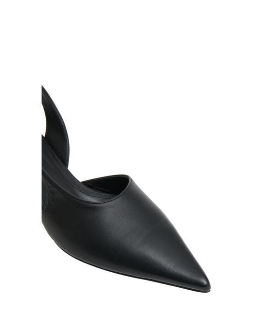 Mansur Gavriel Blue Anna Slingback Pump