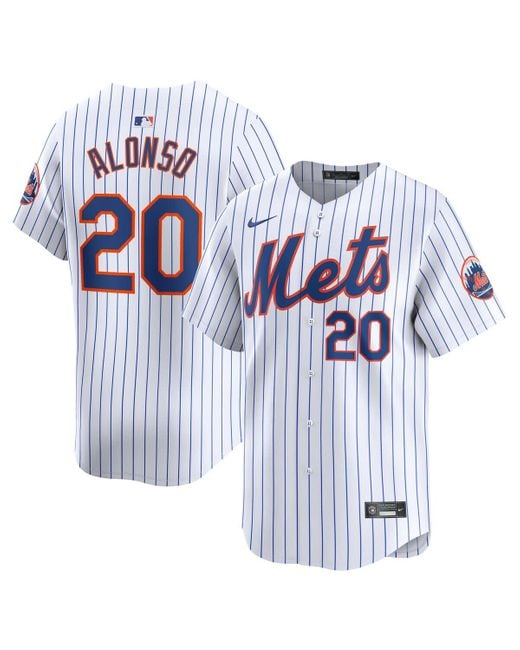 Nike Pete Alonso White New York Mets Home Limited Player Jersey At ...