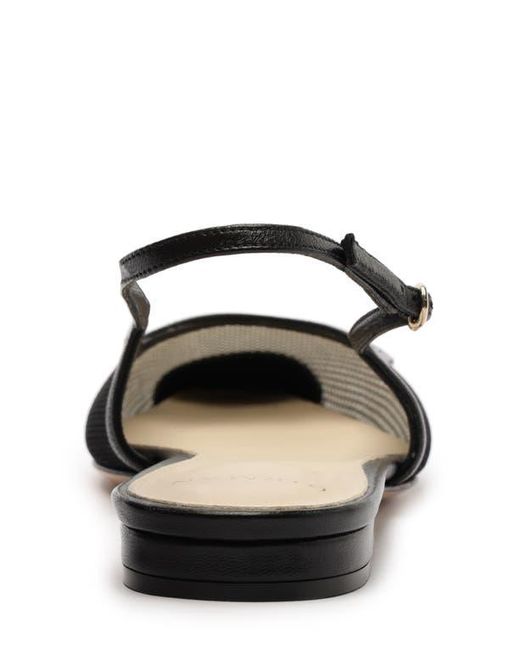 Alexandre Birman Black Olivia Cap Toe Slingback