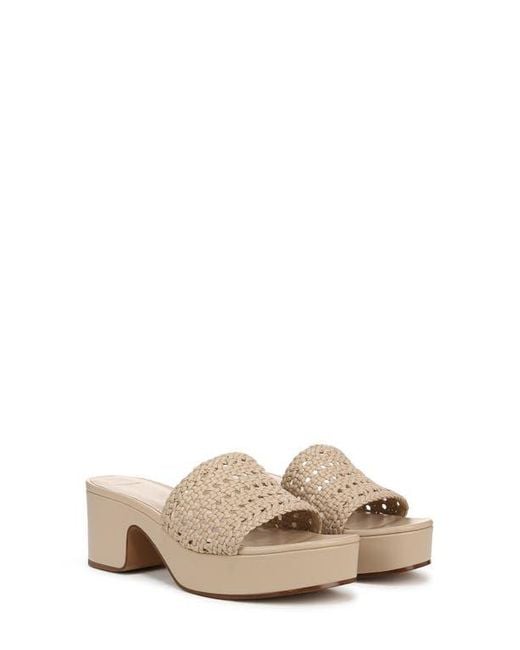 Vince Natural Margo Woven Platform Sandal