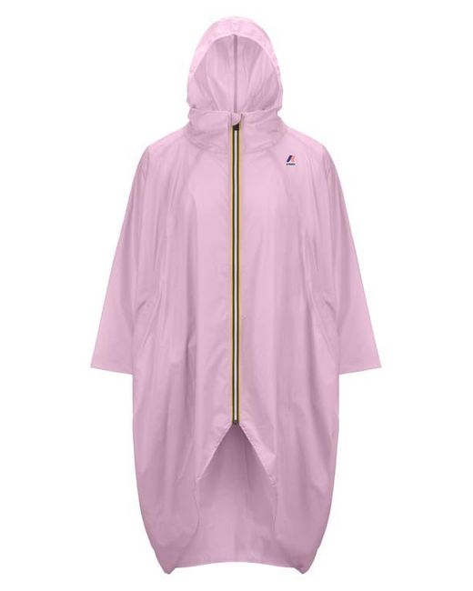 K-Way Multicolor Rennes Waterproof Packable Rain Poncho