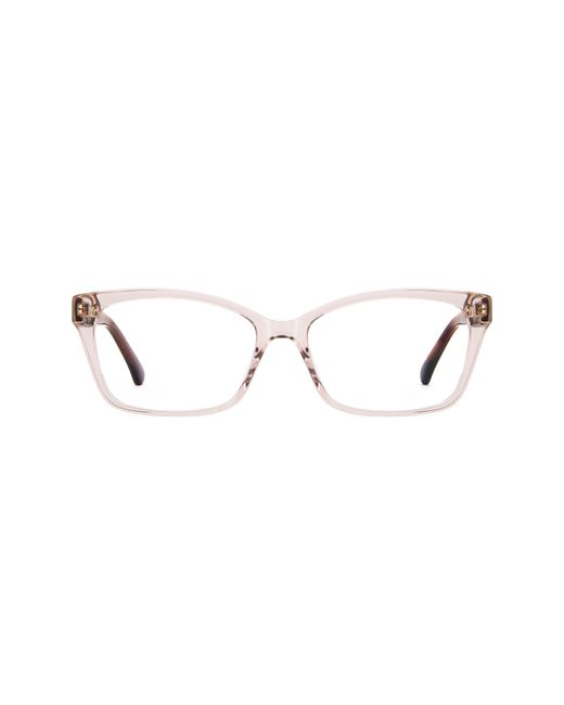 Kate Spade Brown Demi 55Mm Rectangular Optical Glasses