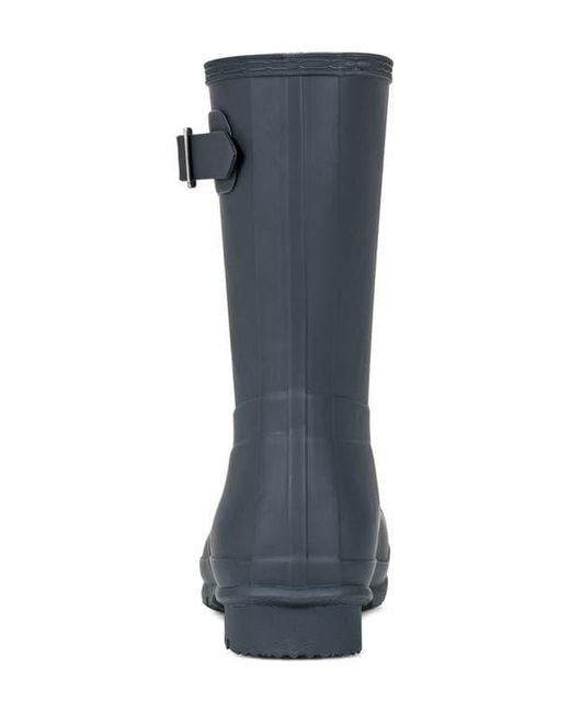 Hunter Blue Waterproof Original Short Boot for men