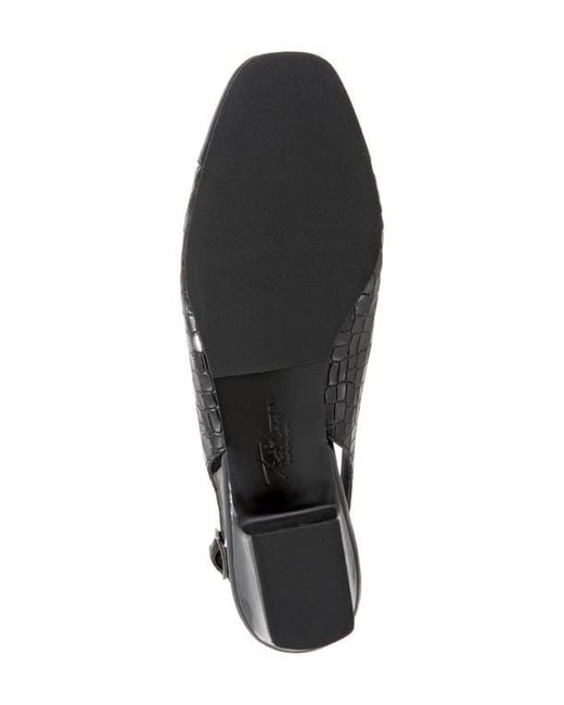 Trotters Black 'Dea' Slingback