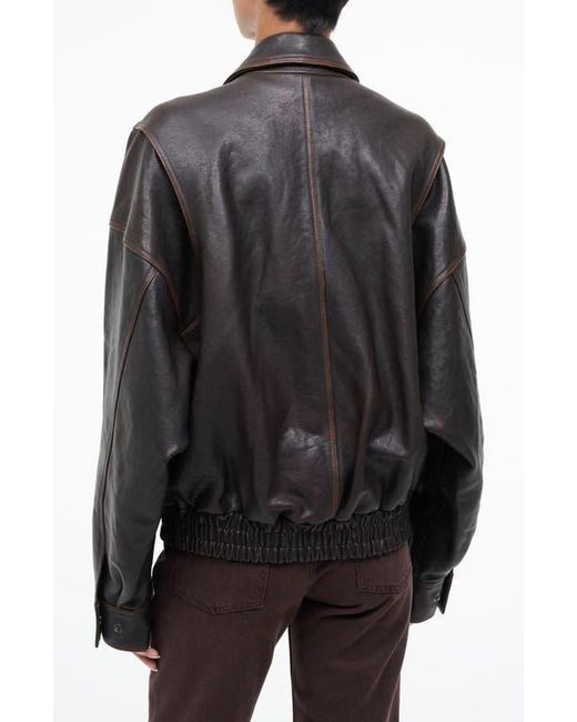Staud Black Eugene Leather Jacket
