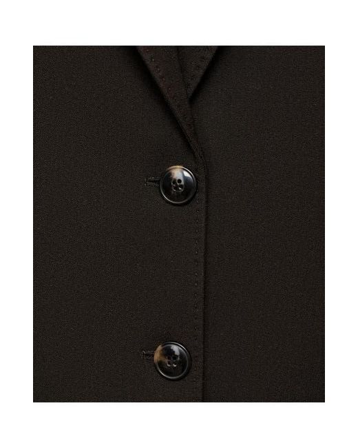 Mango Black Straight Fit Blazer