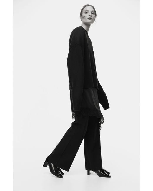 H&M Black Flared Pants