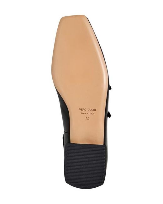 Bruno Magli Black Petra Ankle Strap Mary Jane Flat