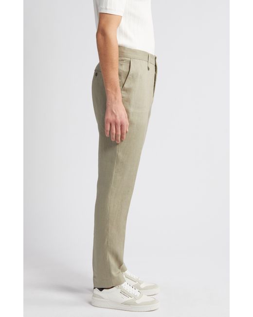 Wax London Natural Smart Linen Pants for men