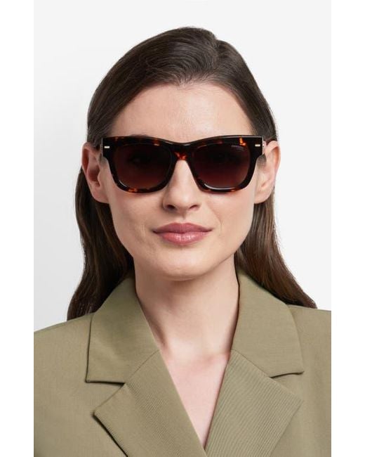 Carrera Brown 53Mm Gradient Square Sunglasses