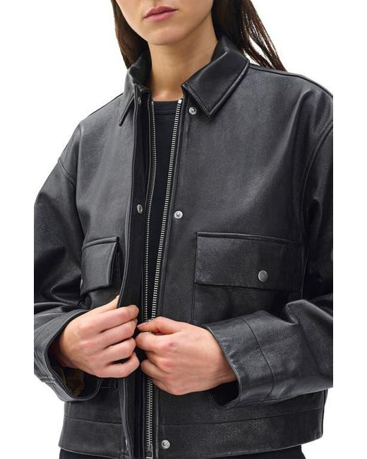 Rag & Bone Black Nonie Leather Jacket