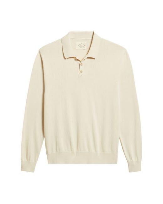 Alex Crane Natural Feather Organic Cotton Polo Sweater for men