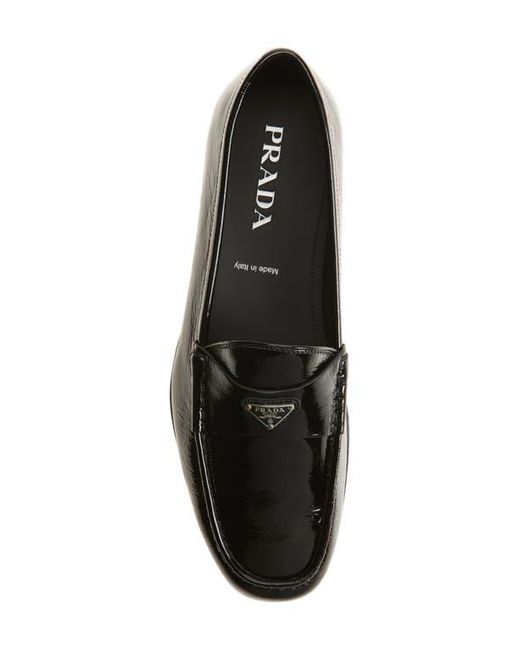Prada Black Mocassini Penny Loafer for men