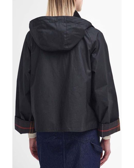 Barbour Blue Reighton Waxed Cotton Jacket