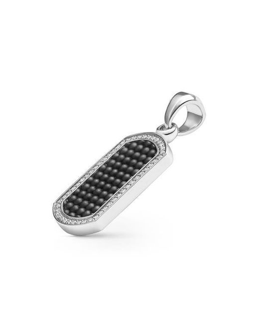 Lagos White Anthem Diamond Ceramic Id Tag