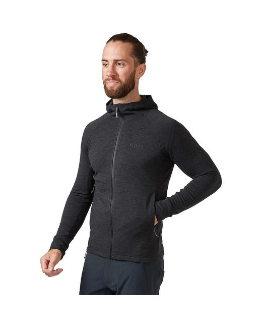 Rab Black Nexus Hooded Jacket for men