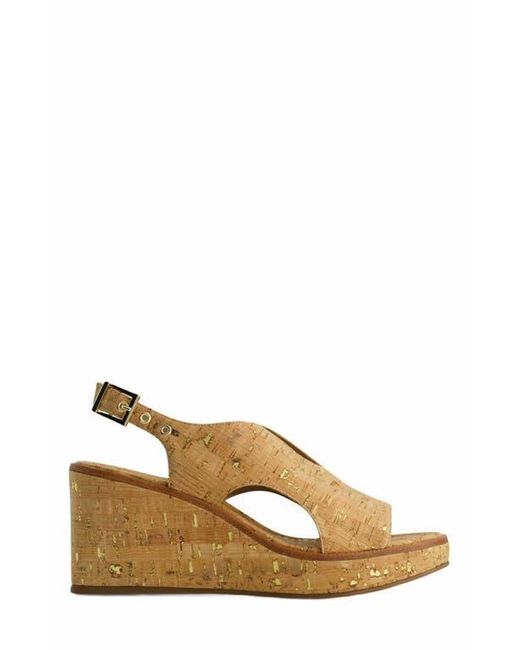 Bernardo Brown Kuarta Wedge Sandal