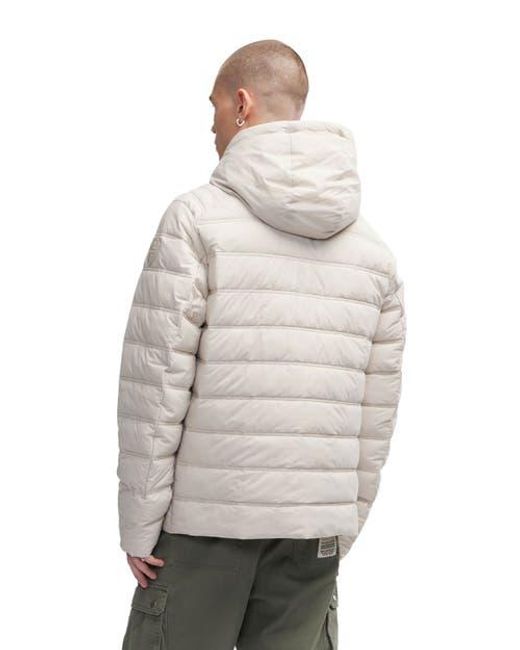 Pajar Gray Niran Square Quilt Lightweight Packable for men