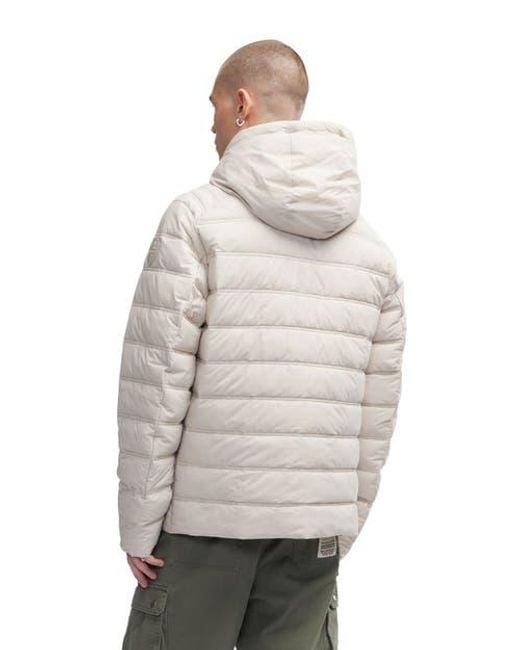 Pajar Gray Niran Square Quilt Lightweight Packable for men