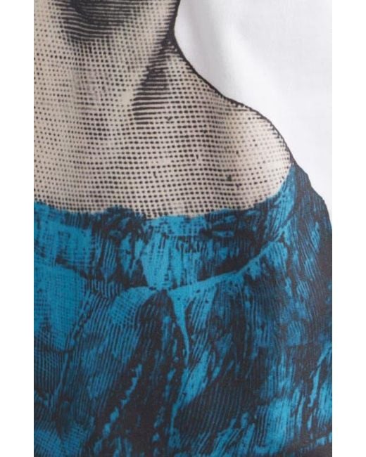 ICECREAM White Opera Graphic T-Shirt for men