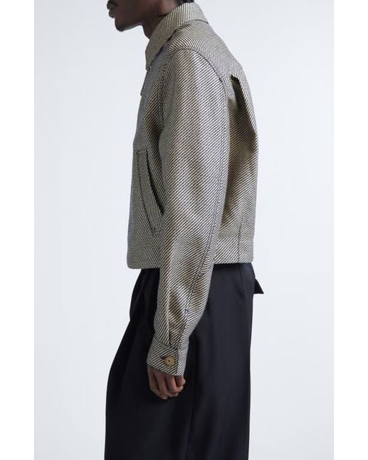 Jacquemus Gray Le Veste De-Nîmes Canevas Denim Jacket for men