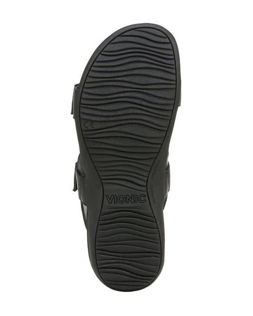 Vionic Black Reese Slingback Sandal