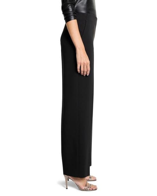 NIC+ZOE Black Lenox Wide Leg Stretch Pants