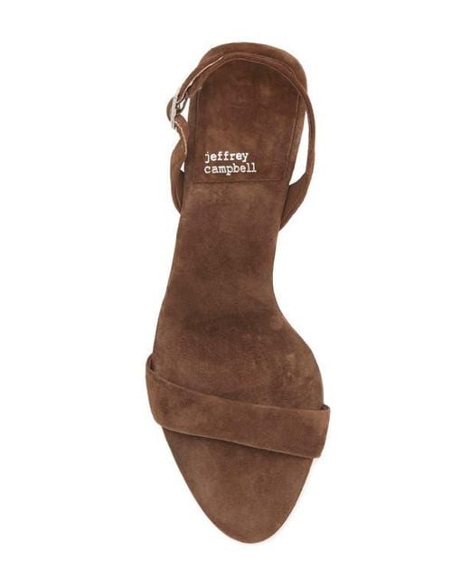 Jeffrey Campbell Brown Augustine Slingback Sandal