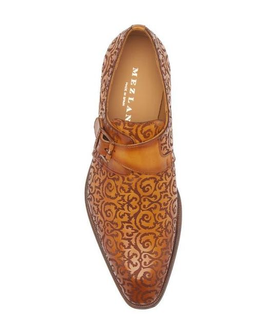 Mezlan Brown Soria Monk Strap Loafer for men