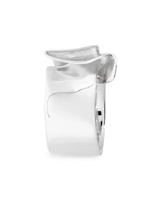 Completedworks Gray Draped Fold Ring