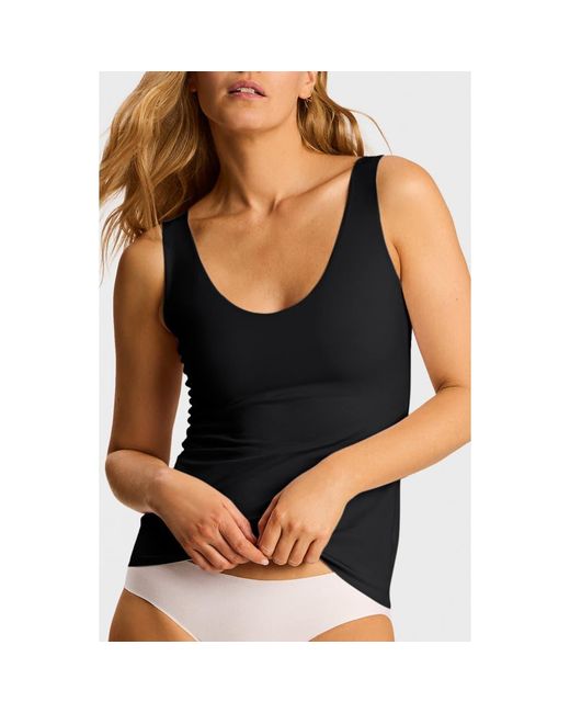 Commando Black Stretch Cotton Tank