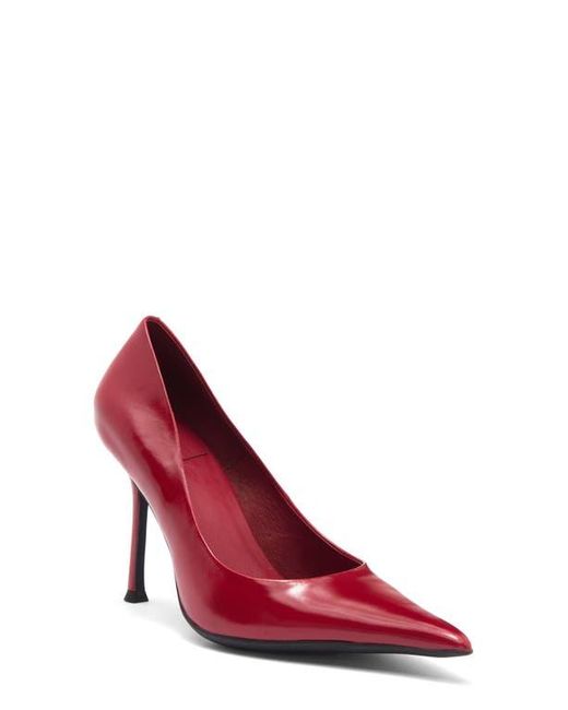 Jeffrey Campbell Red Risktaker Pointed Toe Pump