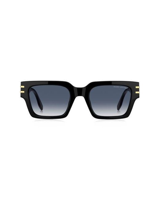 Marc Jacobs Black 52Mm Gradient Rectangular Sunglasses
