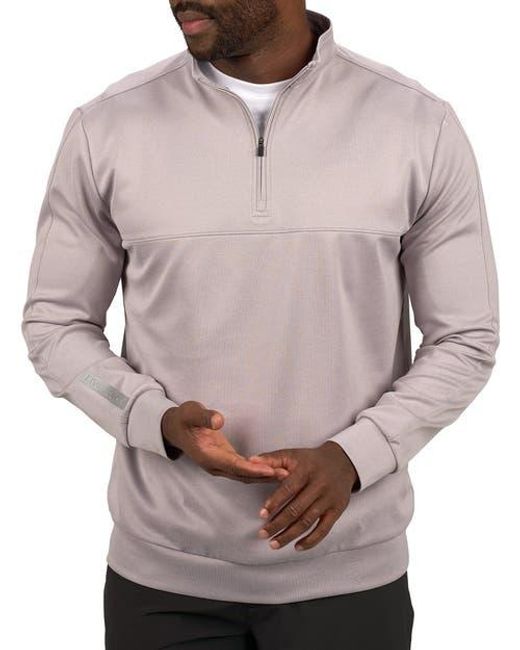 Black Clover Gray Cross Q-Zip for men