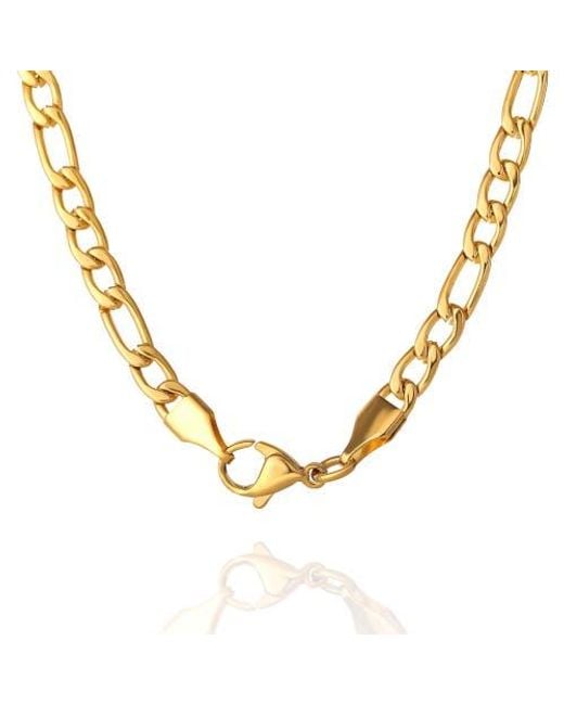 Lucky Brand Metallic Figaro Chain Necklace for men