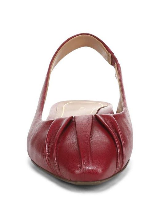 Vionic Red Gabriella Slingback Flat