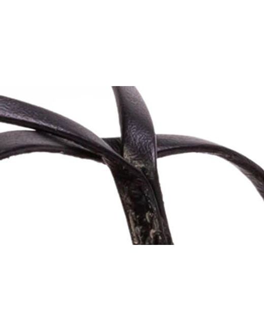 Black Suede Studio Brown Jade Slide Sandal