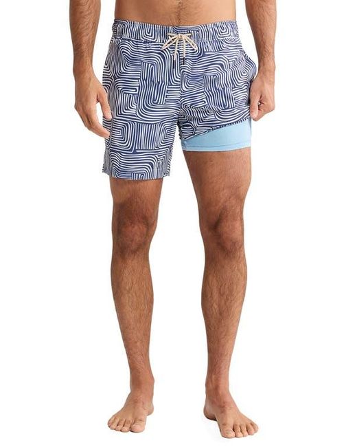 Fair Harbor Men's Blue The Bayberry Swim Trunks