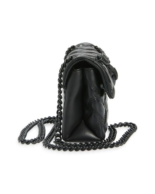 Kurt Geiger Black Kensington Leather Mini Crossbody Bag