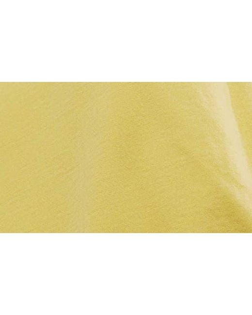 Free People Yellow Nina Long Sleeve T-Shirt