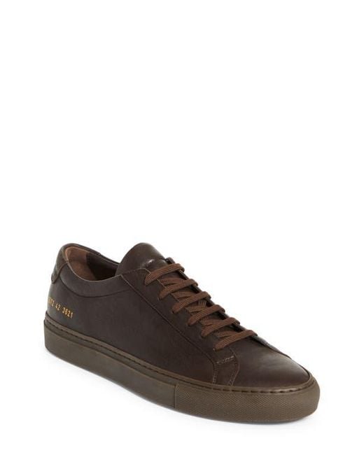 Common Projects Brown Achilles Premium Sneaker for men