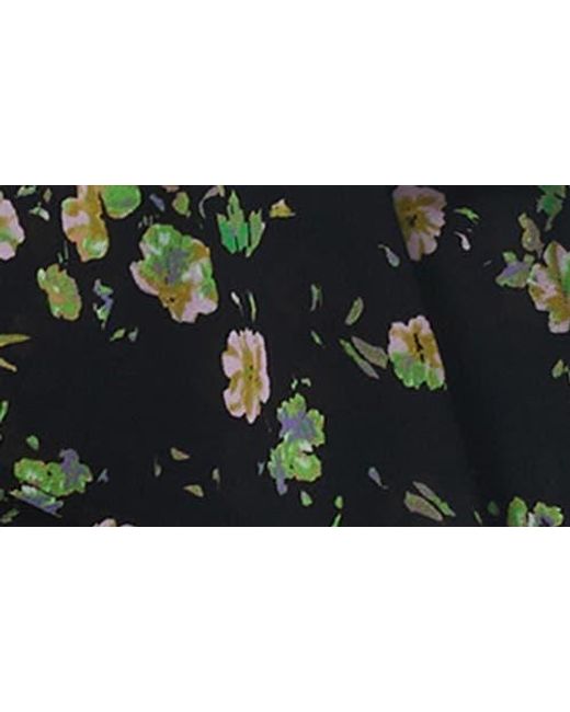 AFRM Black Tyra Tie Front Top