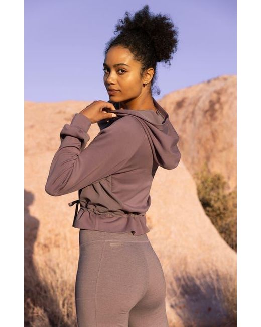 Drawstring waist hoodie hot sale