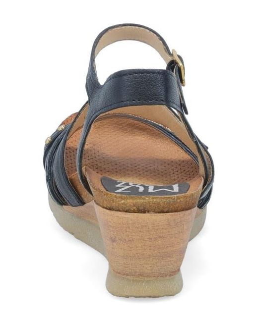 Miz Mooz Blue Sophee Wedge Sandal