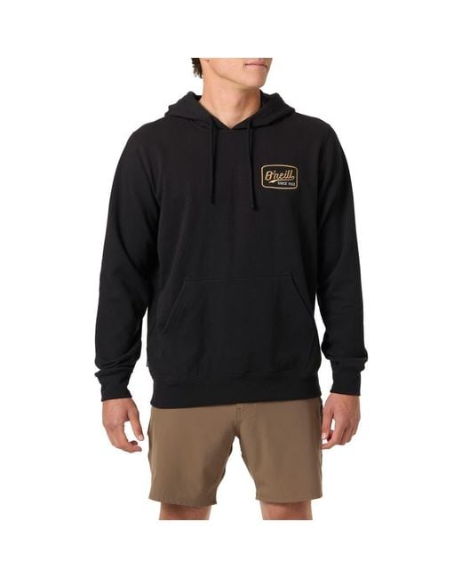 O'neill Sportswear Black Fifty-Two Cliffs Hoodie for men