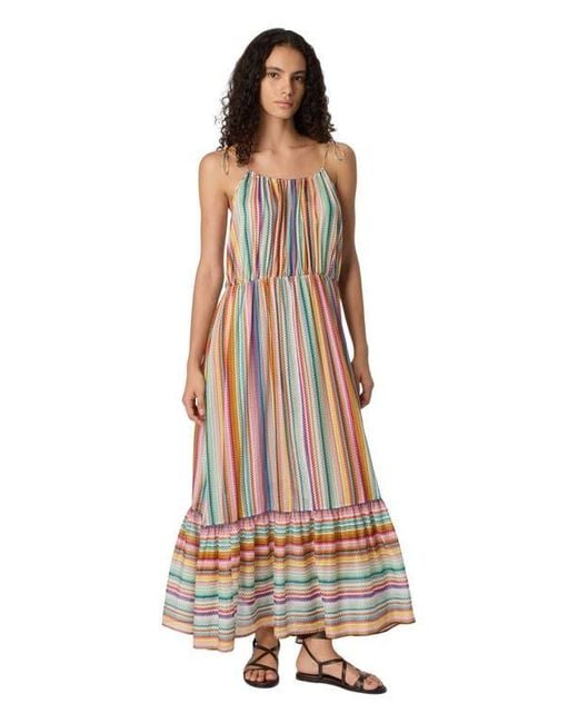 Missoni White Long Flounced Cover-Up