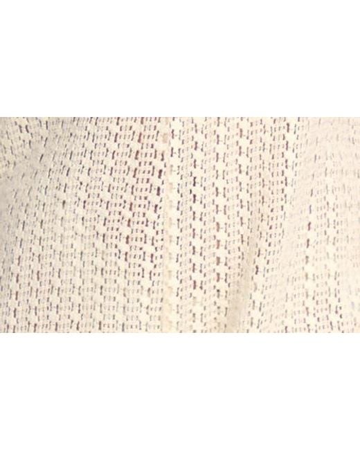 Billabong Natural Steller Time Open Stitch Cotton Cover-Up Romper